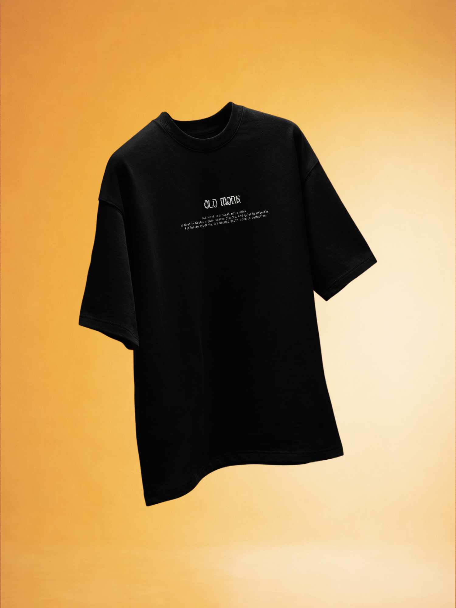 The Ritual Unisex Black Oversized T-Shirt