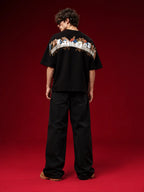 God's Plan Black Oversized T-Shirt