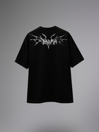 The Karma Unisex Black Oversized T-Shirt