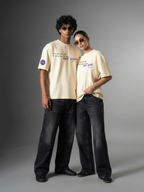 Zero Hour Unisex Off-White Oversized T-Shirt