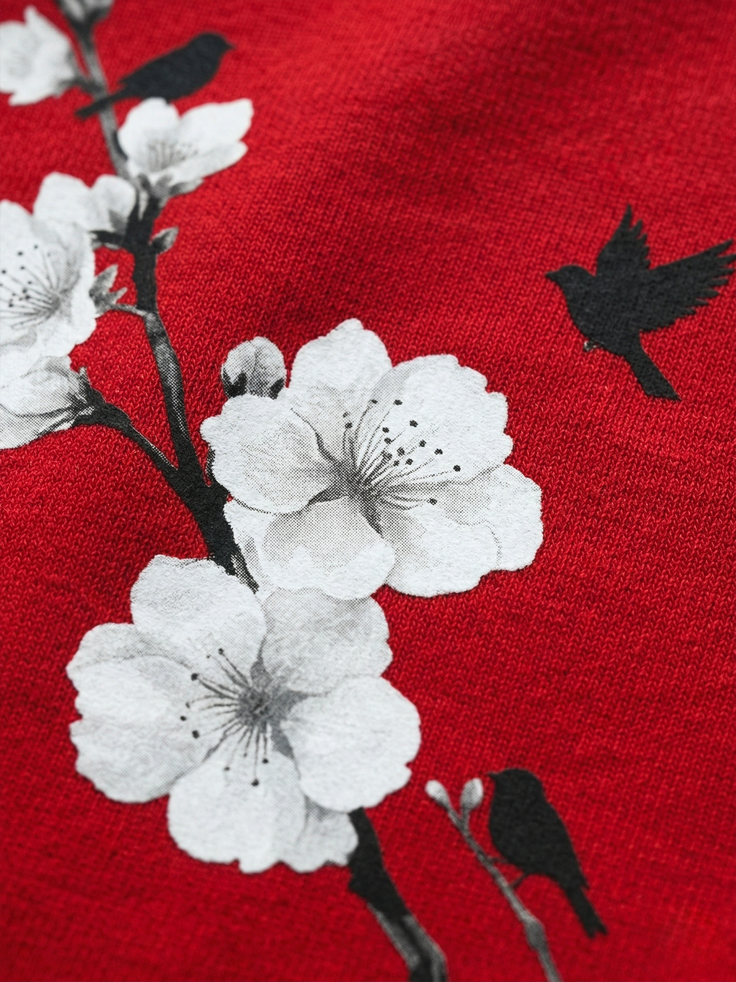 The Elysian Bloom Unisex Red Oversized T-Shirt