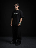 The Baddiemeister Unisex Black Oversized T-Shirt