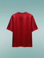 Black Panther Unisex Red Oversized T-Shirt