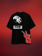 The Niyat Unisex Black Oversized Tshirt