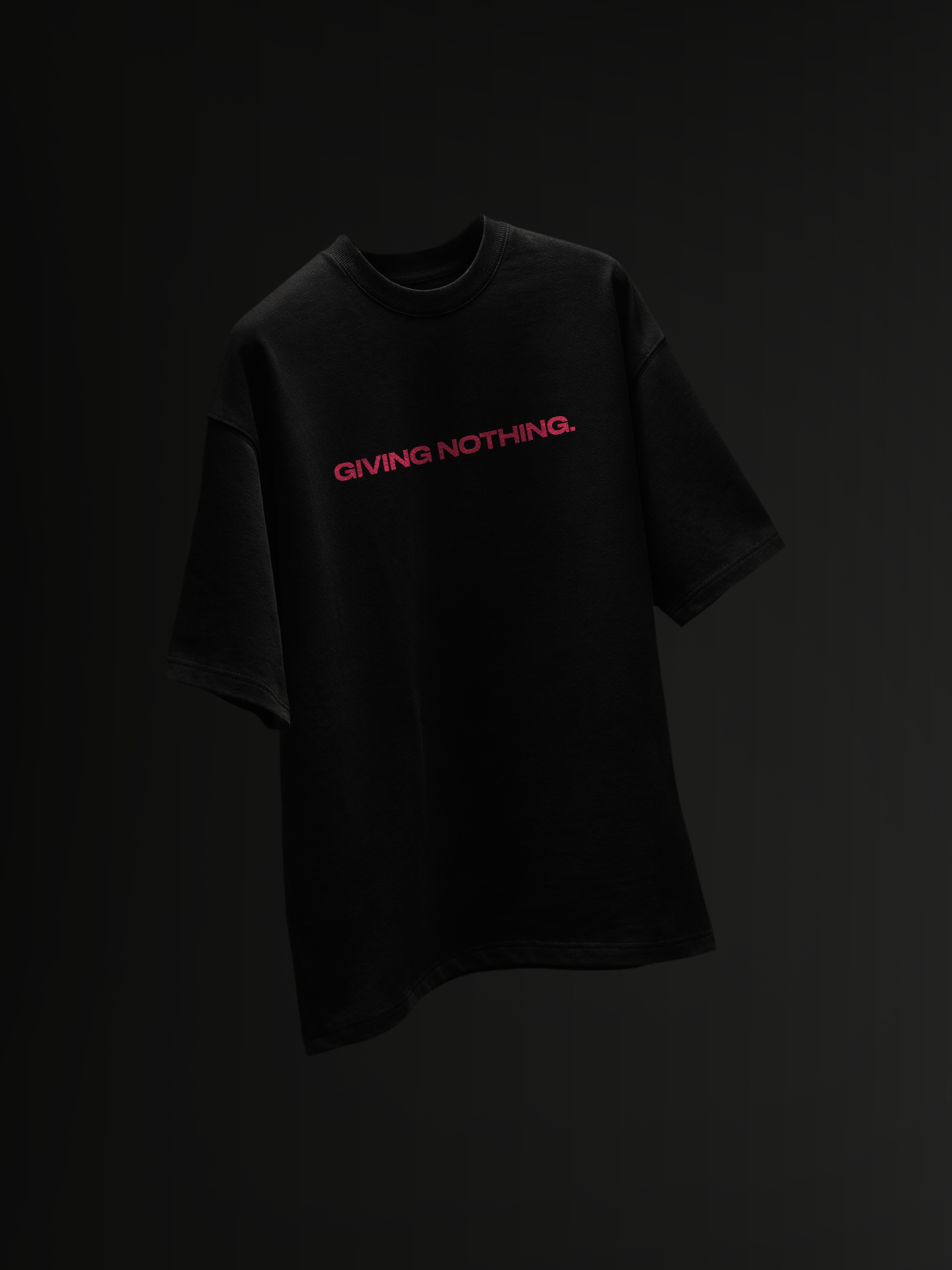 The Millennials Unisex Black Oversized T-Shirt
