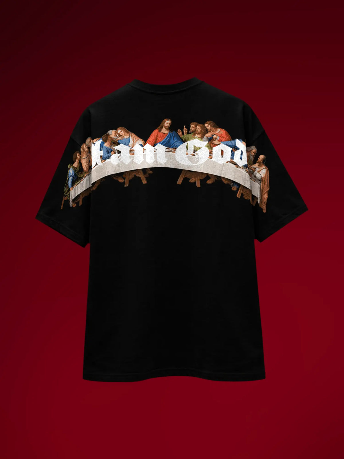 God's Plan Black Oversized T-Shirt