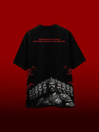 Ravan Unisex Black Oversized T-Shirt