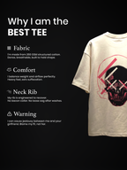 Cold Memory Unisex Off-White Oversized T-Shirt