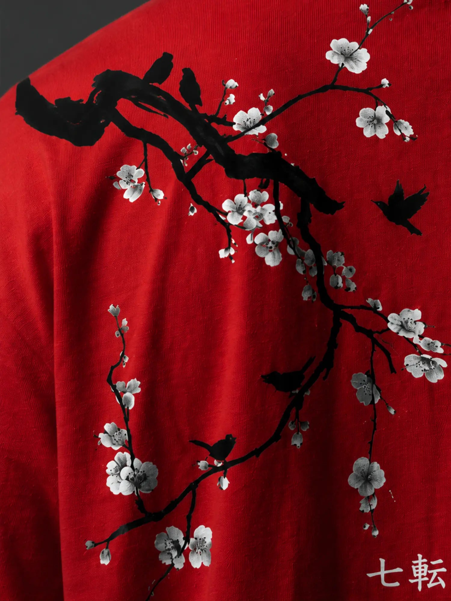 The Elysian Bloom Unisex Red Oversized T-Shirt