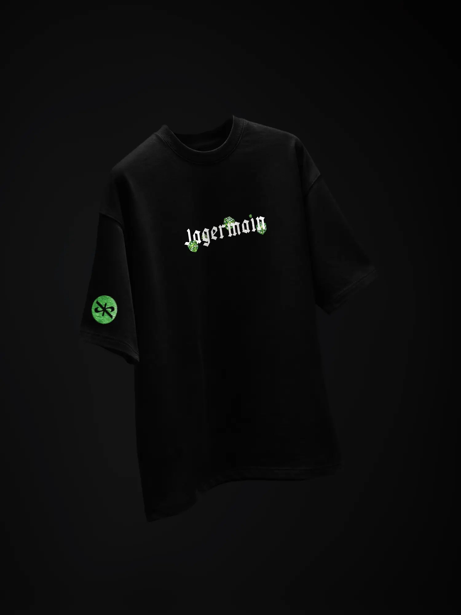 The Baddiemeister Unisex Black Oversized T-Shirt