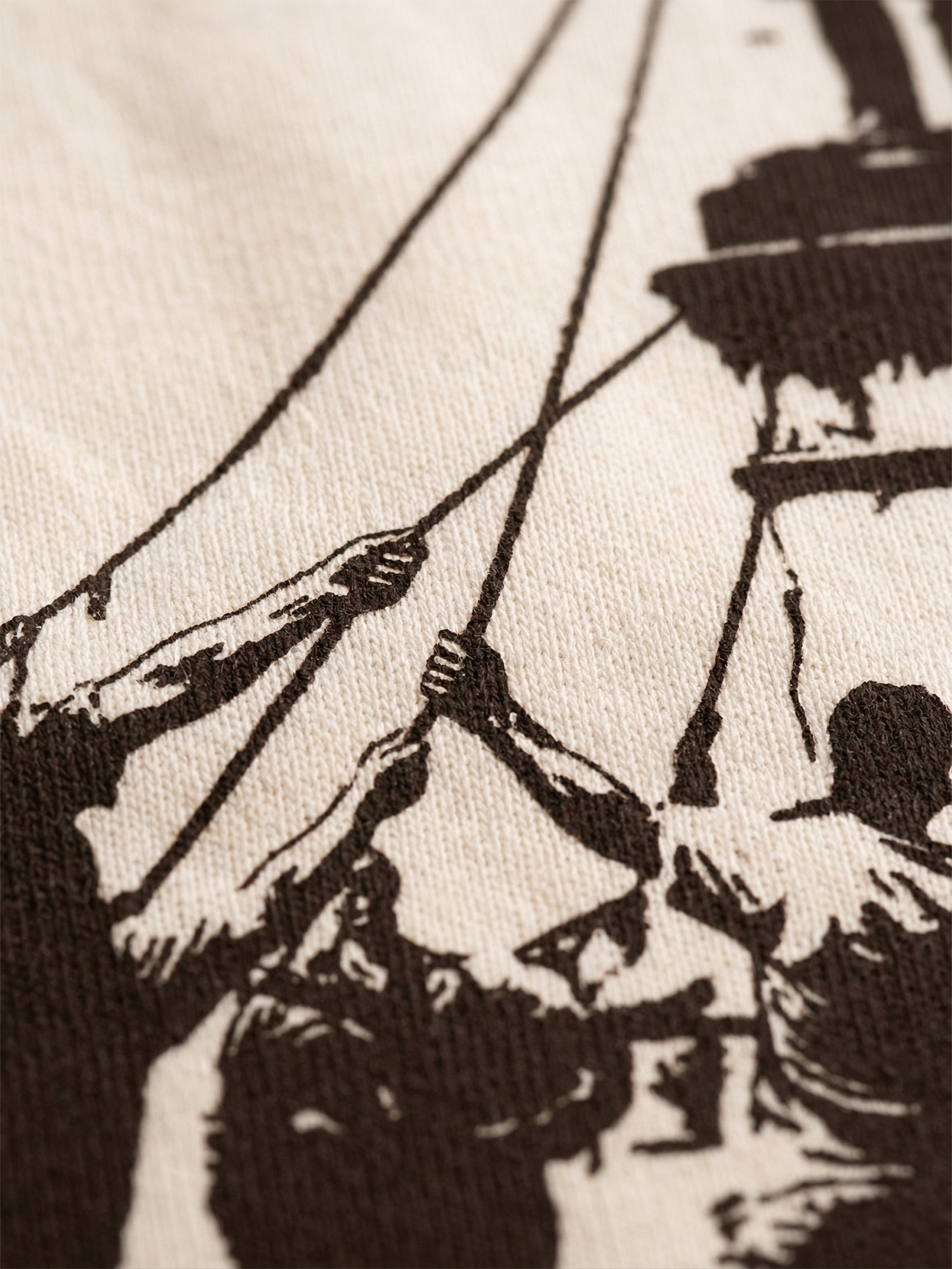 The Vintage Unisex Off-White Oversized T-Shirt