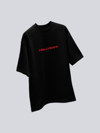 Going To Hell Unisex Black Oversized Tshirt