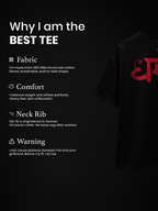 Ved Vibe Unisex Black Oversized T-Shirt