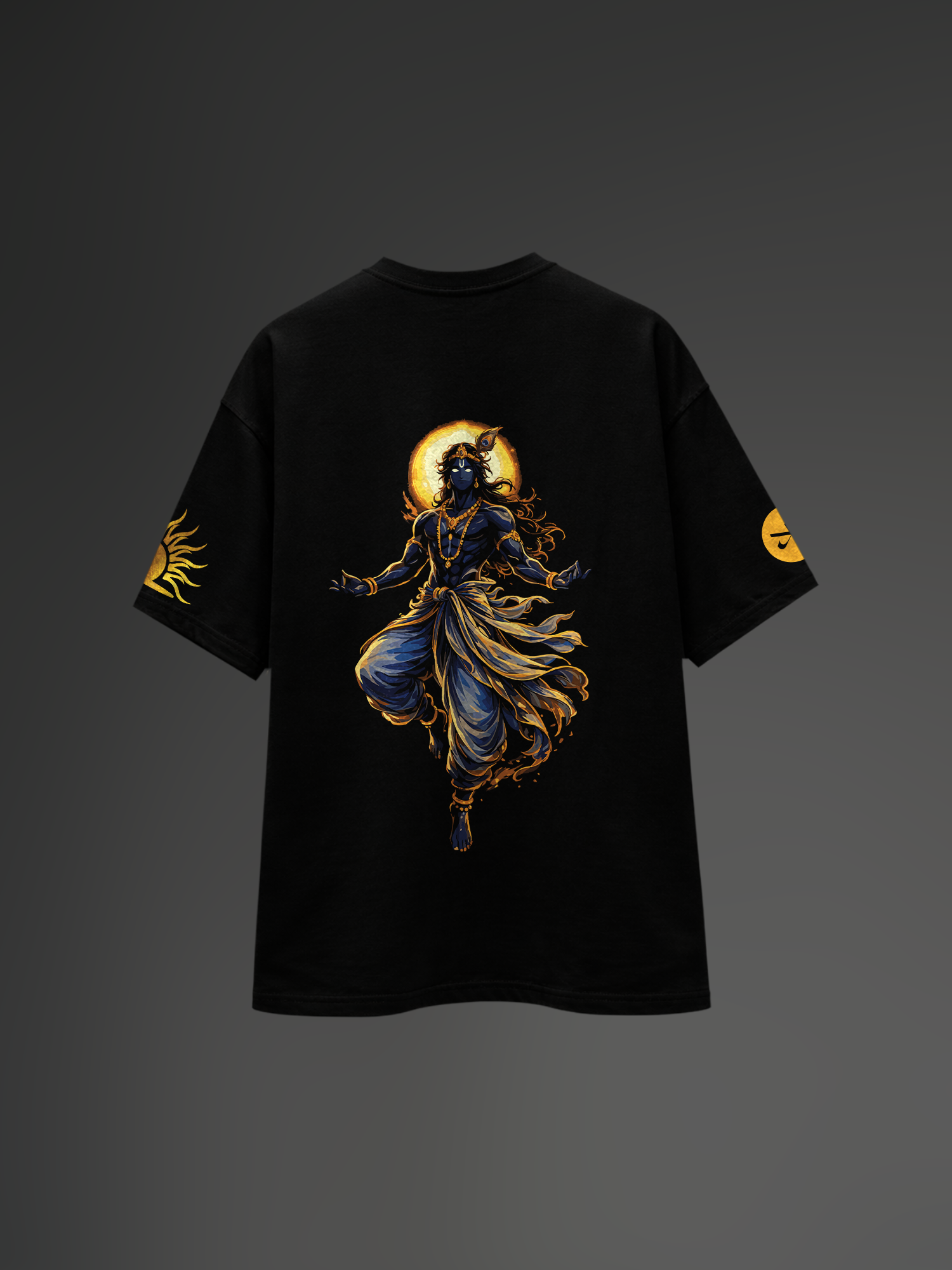 Holy Havoc Unisex Black Oversized T-Shirt