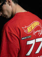 The Havvok Racing Unisex Red Oversized T-Shirt