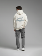 Earned Legacy Unisex Off White Oversized Fit Fleece Hoodie