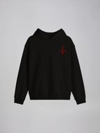 Cursed Soul Unisex Black Oversized Fit Fleece Hoodie