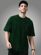 Dark Rose Tshirt - GREEN
