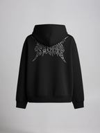 Noble Intentions Unisex Black Oversized Fit Fleece Hoodie