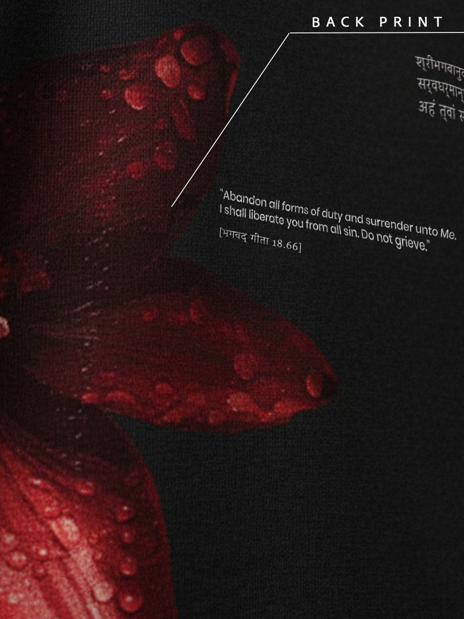 The Anugraha Unisex Black Oversized Fit Fleece Hoodie