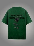 Dark Rose Tshirt - GREEN