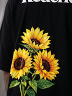 The Sunflower Theory Unisex Black Oversized T-Shirt
