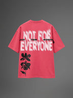 Ambiguous Unisex Pink Oversized T-Shirt