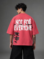 Ambiguous Unisex Pink Oversized T-Shirt