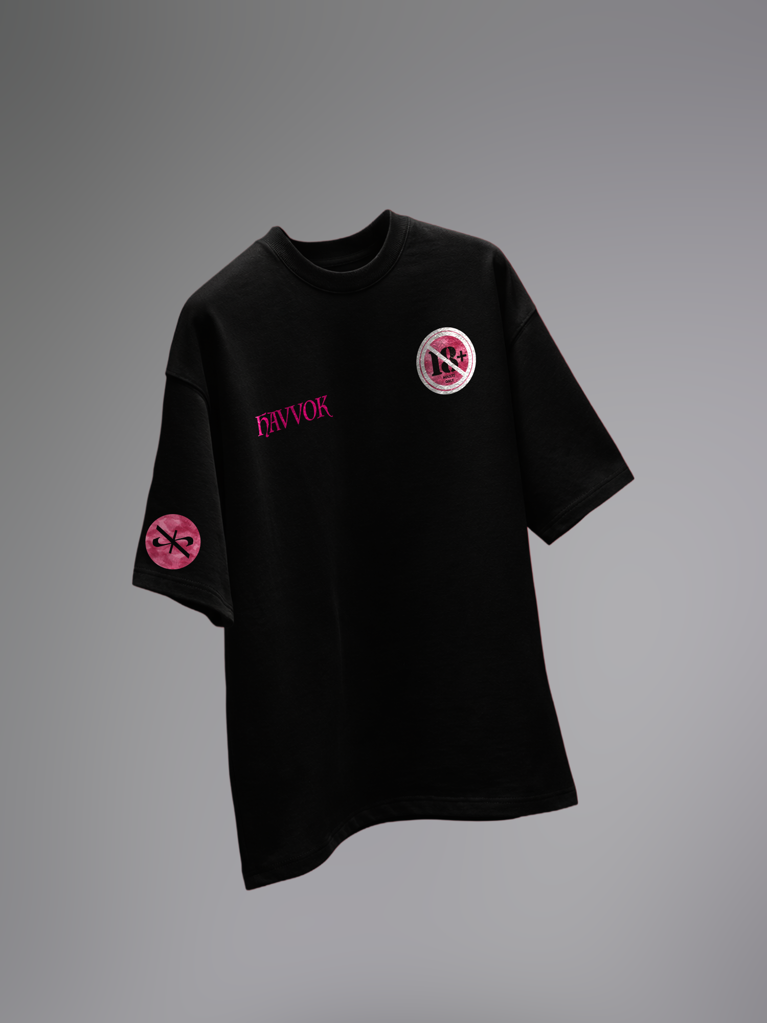 The Deluxe Disorder Unisex Black Oversized T-Shirt