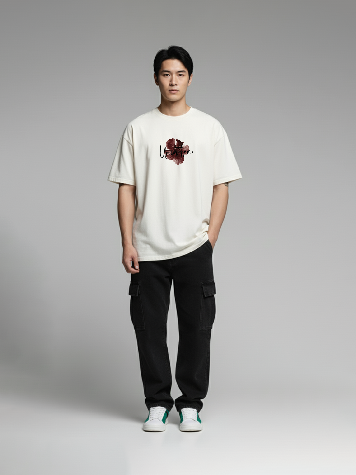 Red Hibiscus Tshirt