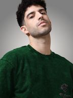 Dark Rose Tshirt - GREEN