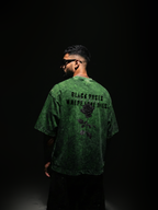 Dark Rose Unisex Green Oversized T-Shirt