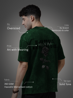 Dark Rose Tshirt - GREEN