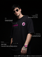 The Deluxe Disorder Unisex Black Oversized T-Shirt