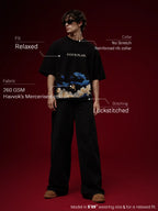God's Plan Black Oversized T-Shirt