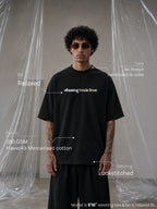 The Sunflower Theory Unisex Black Oversized T-Shirt