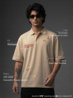Havvok Signature Beige Unisex Polo