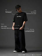 The Baddiemeister Unisex Black Oversized T-Shirt