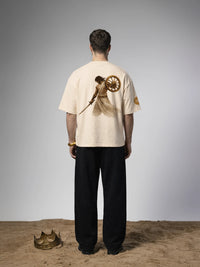 The Dharamveer Unisex Off-White Oversized T-Shirt