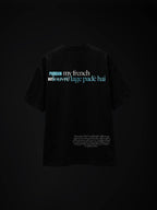 The Pardon Unisex Black Oversized Tshirt