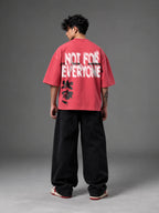 Ambiguous Unisex Pink Oversized T-Shirt