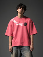 Bad Daniels Unisex Pink Oversized T-Shirt