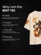 Sacred Fury Unisex Off-White Oversized T-Shirt