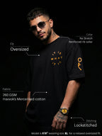 The Unapologetic Unisex Black Oversized Tshirt