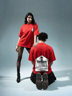 Marlboro Unisex Red Oversized T-Shirt