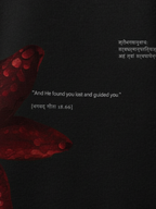 The Anugraha Unisex Black Oversized Fit Fleece Hoodie