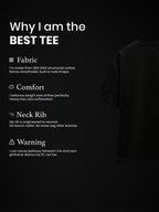 Classic Black Unisex Oversized T-Shirt
