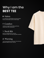 Classic Off White Unisex Oversized T-Shirt