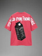 Nocturnal Unisex Pink Oversized T-Shirt