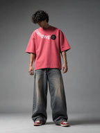 Bad Daniels Unisex Pink Oversized T-Shirt